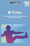 Apple iTunes, App Store $50 Gift Card CANADA