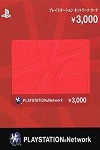 PlayStation Network Live Card 3000Yen Japan