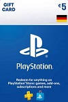 PlayStation Network Live Card €5 Germany