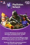 Playstation Network Live Card €50 Luxembourg