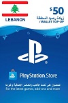 PlayStation Network Live Card $50 Lebanon