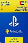 PlayStation PLUS Network Live Card $83 UAE
