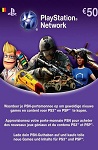 PlayStation Network Live Card €50 Belgium