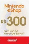 Nintendo eShop prepaid card R$300 Brazil
