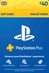PlayStation PLUS Network Live Card £40 UK
