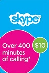Skype Credits $10 WORLDWIDE