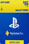 PlayStation PLUS Network Live Card $55 US
