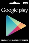 Google Play €15 Gift Card Europe