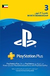 Sony PlayStation Plus 3 Month Subscription Kuwait